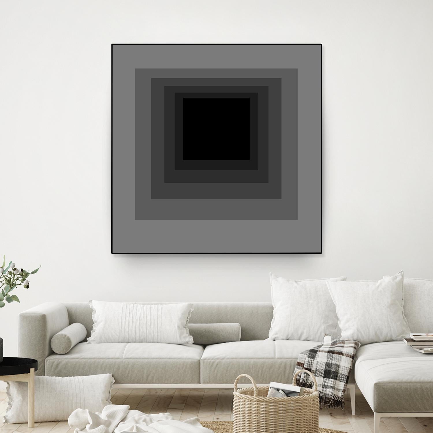 After Josef A by GI ArtLab on GIANT ART - grey abstract