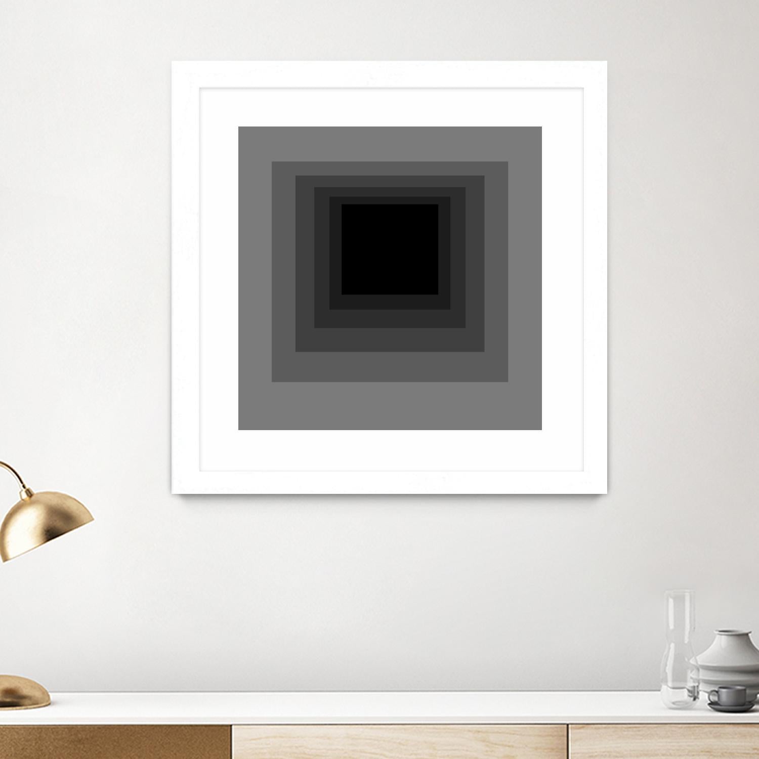 After Josef A by GI ArtLab on GIANT ART - grey abstract