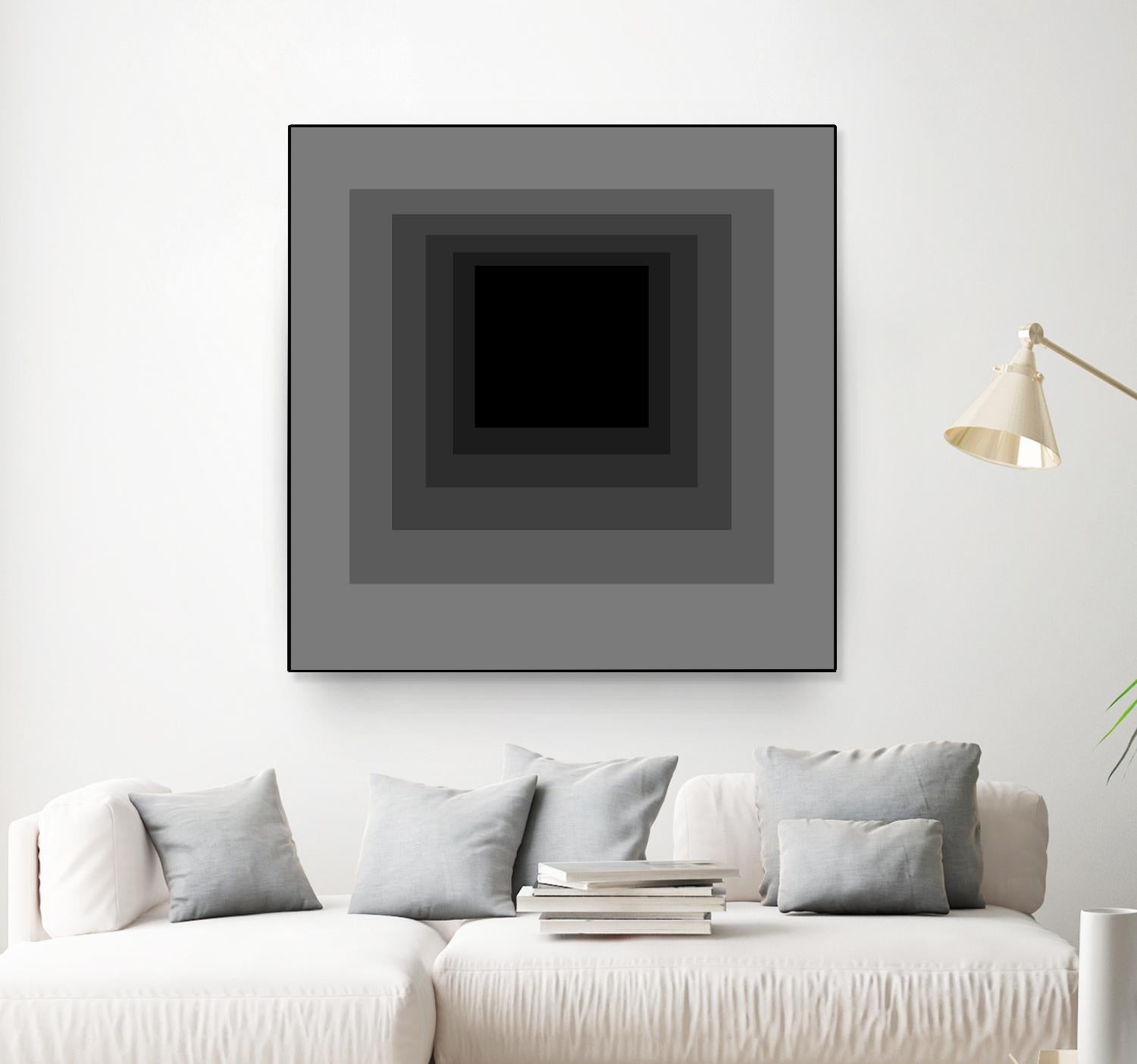 After Josef A by GI ArtLab on GIANT ART - grey abstract
