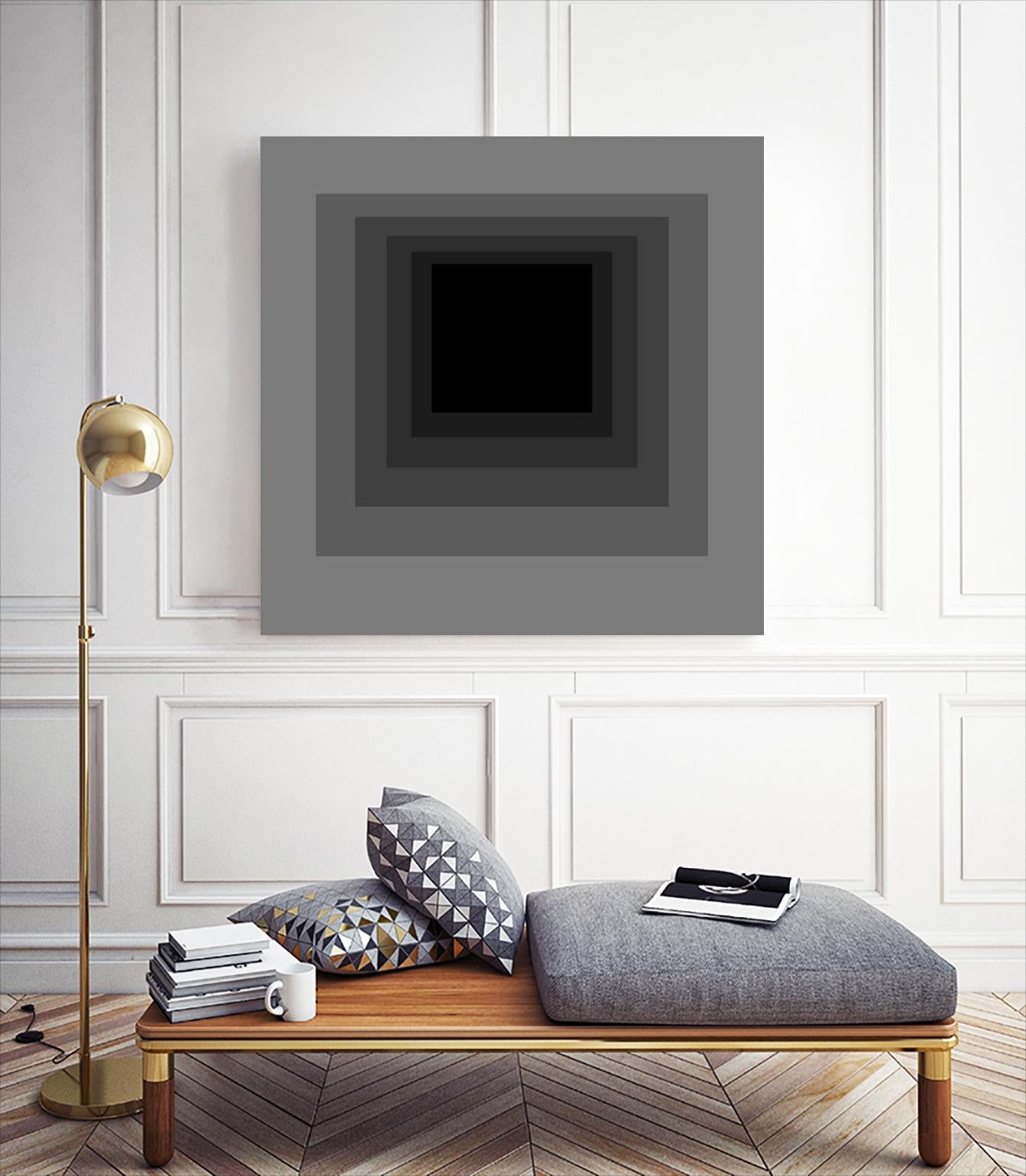 After Josef A by GI ArtLab on GIANT ART - grey abstract