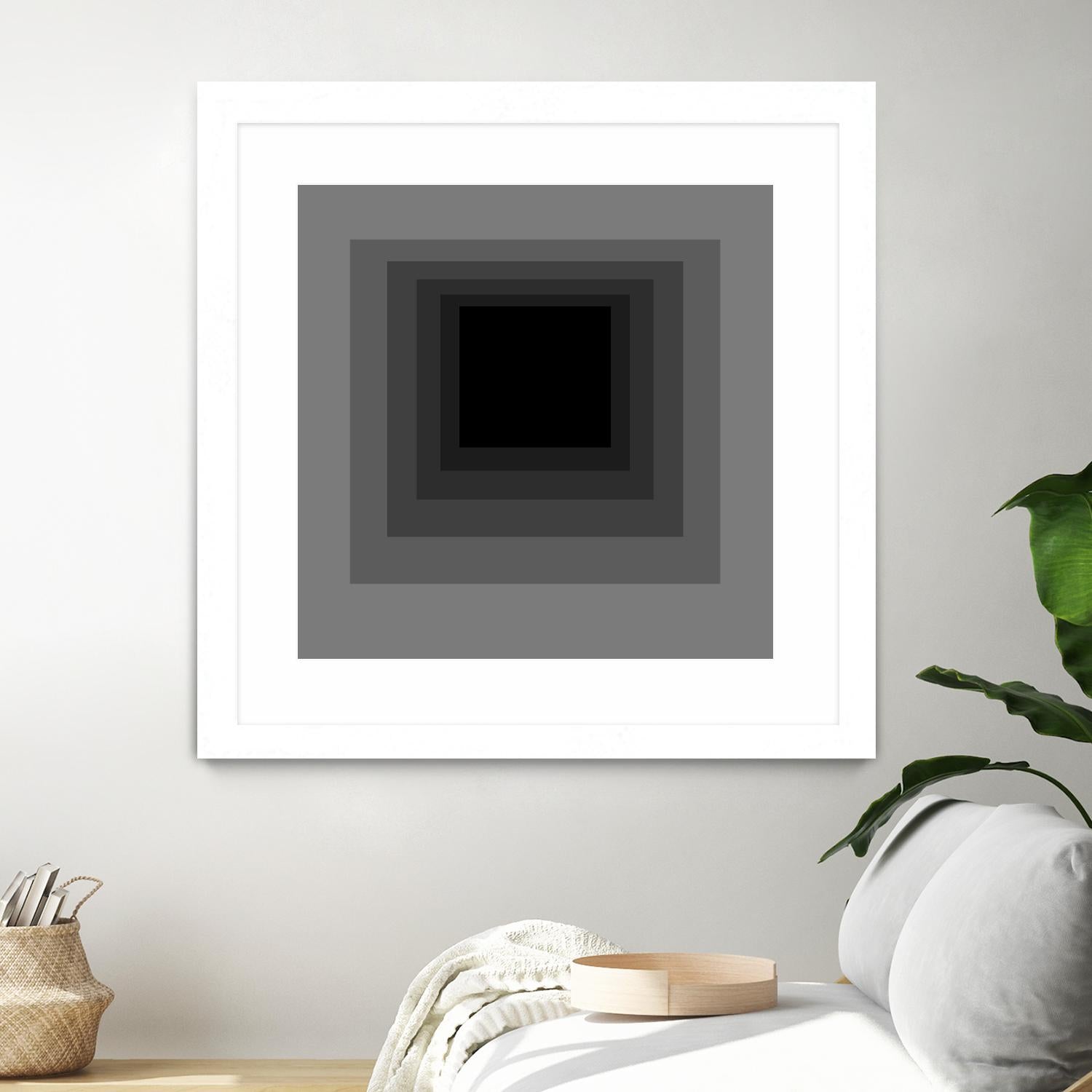 After Josef A by GI ArtLab on GIANT ART - grey abstract