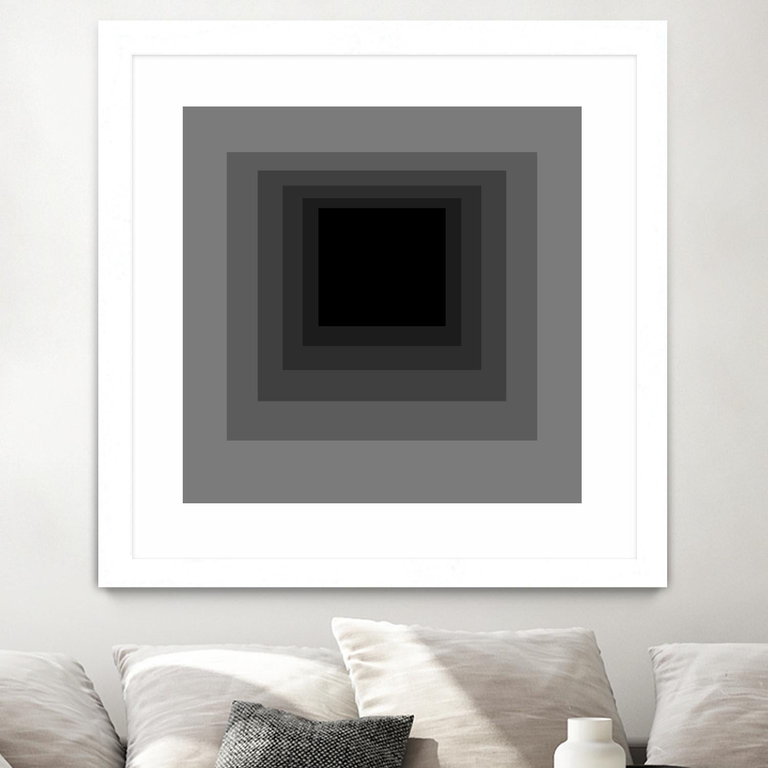 After Josef A by GI ArtLab on GIANT ART - grey abstract