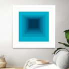 After Josef D by GI ArtLab on GIANT ART - blue abstract