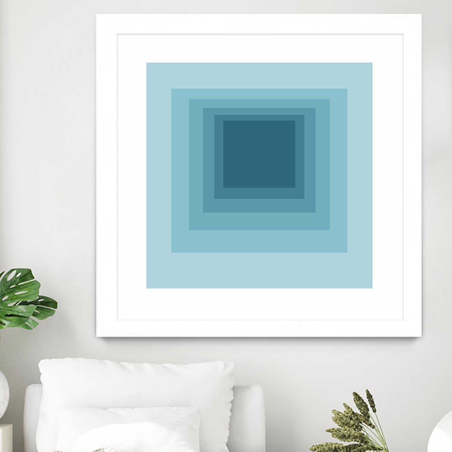 After Josef K by GI ArtLab on GIANT ART - blue abstract