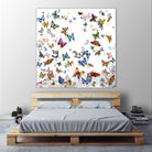 Papillon by Allyson Fukushima on GIANT ART - pink animals papillon