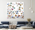 Papillon by Allyson Fukushima on GIANT ART - pink animals papillon