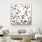 Papillon by Allyson Fukushima on GIANT ART - pink animals papillon