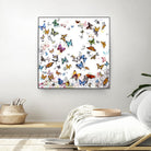Papillon by Allyson Fukushima on GIANT ART - pink animals papillon