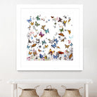 Papillon by Allyson Fukushima on GIANT ART - pink animals papillon