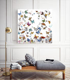 Papillon by Allyson Fukushima on GIANT ART - pink animals papillon