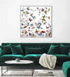 Papillon by Allyson Fukushima on GIANT ART - pink animals papillon