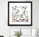 Papillon by Allyson Fukushima on GIANT ART - pink animals papillon