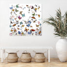 Papillon by Allyson Fukushima on GIANT ART - pink animals papillon