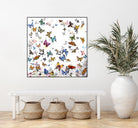 Papillon by Allyson Fukushima on GIANT ART - pink animals papillon