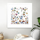Papillon by Allyson Fukushima on GIANT ART - pink animals papillon