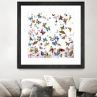 Papillon by Allyson Fukushima on GIANT ART - pink animals papillon