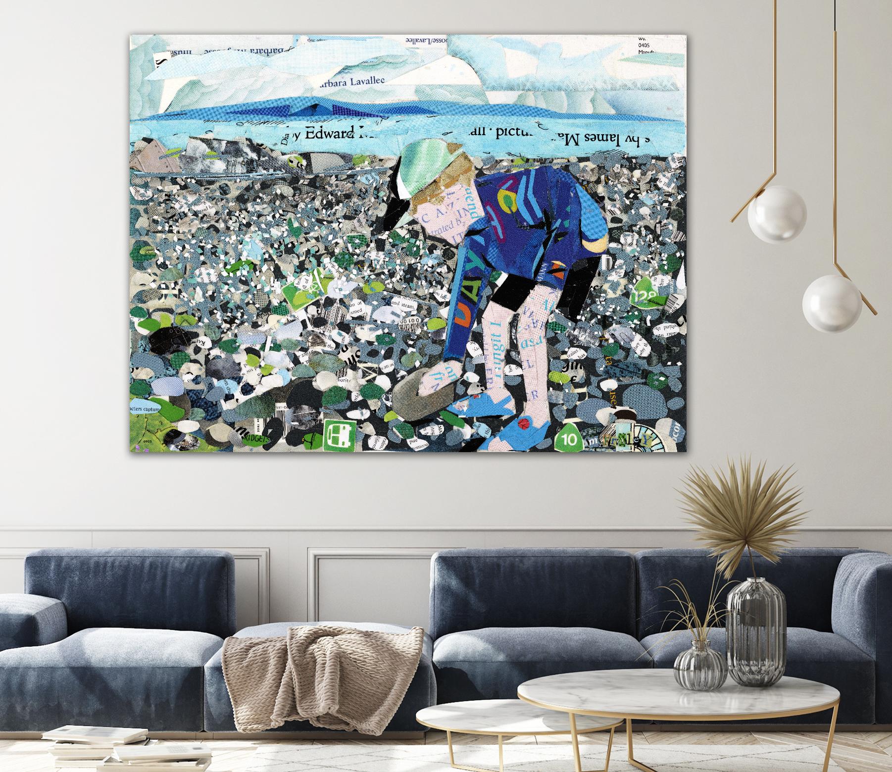 Calm #4, Camano Beach by Mark Fraley on GIANT ART - blue contemporary