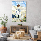Calm #3 Nebraska Bunny by Mark Fraley on GIANT ART - beige contemporary