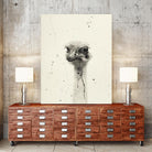 Watercolor Ostrich 2 by Ben Gordon on GIANT ART - beige animals