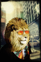 King Lion of the Urban Jungle by GI ArtLab on GIANT ART - brown contemporary