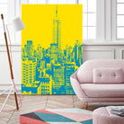 Empire State by GI ArtLab on GIANT ART - yellow city scene