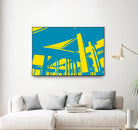 Overpass by GI ArtLab on GIANT ART - yellow city scene