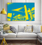 Overpass by GI ArtLab on GIANT ART - yellow city scene