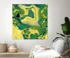 Mineral Rings Geode by GI ArtLab on GIANT ART - green abstract