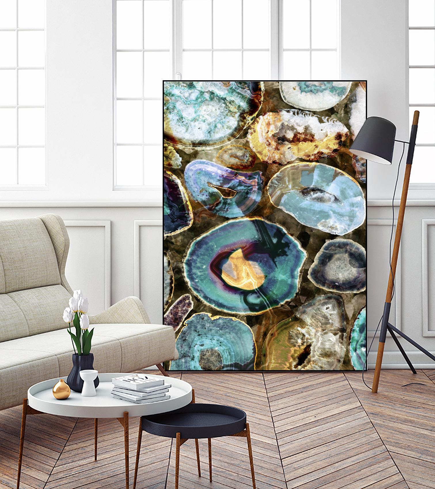 Chalcedony B by GI ArtLab on GIANT ART - brown abstract