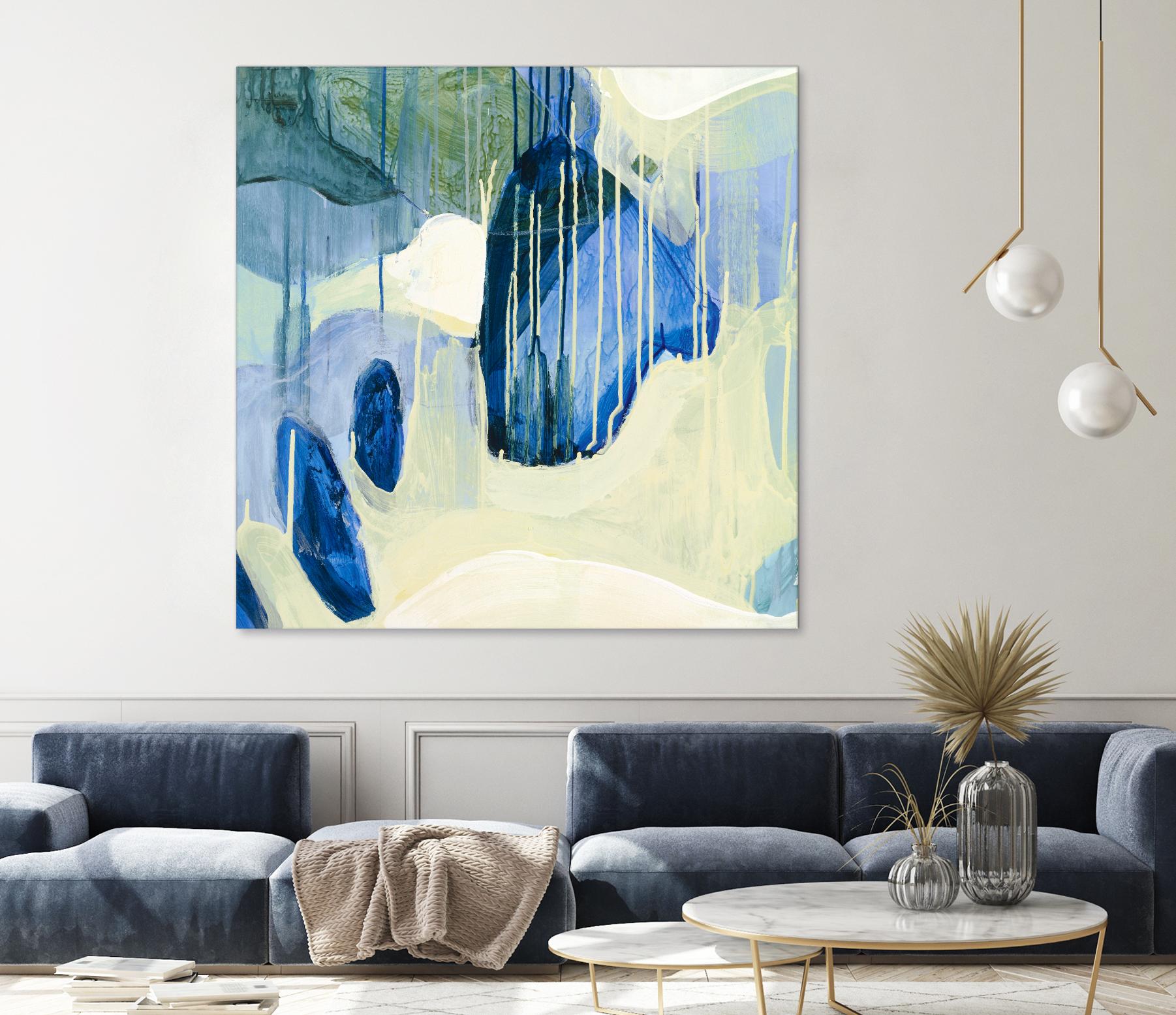 Summer Shower 1 by Glenn Allen on GIANT ART - yellow abstract