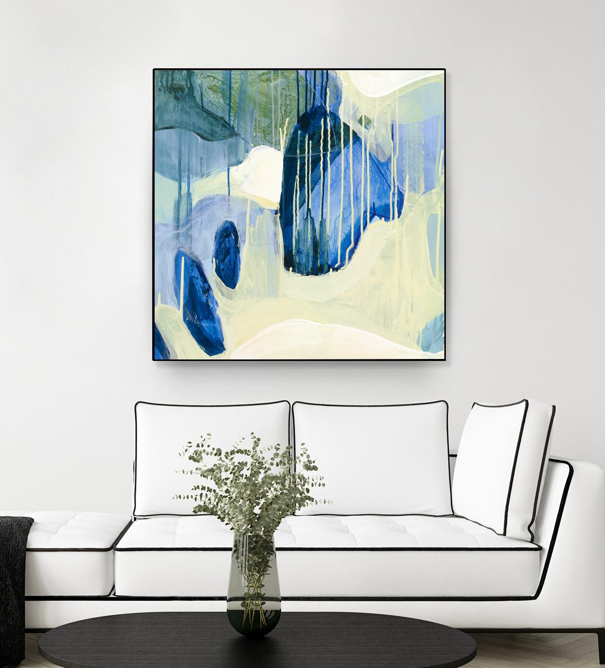 Summer Shower 1 by Glenn Allen on GIANT ART - yellow abstract