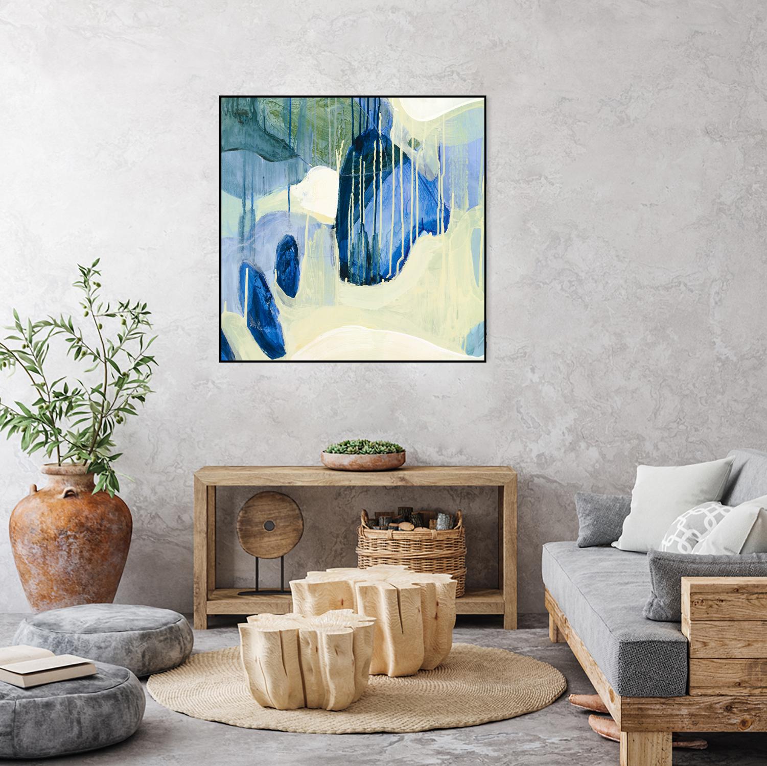 Summer Shower 1 by Glenn Allen on GIANT ART - yellow abstract