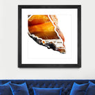Blood Orange Agate A by GI ArtLab on GIANT ART - white abstract