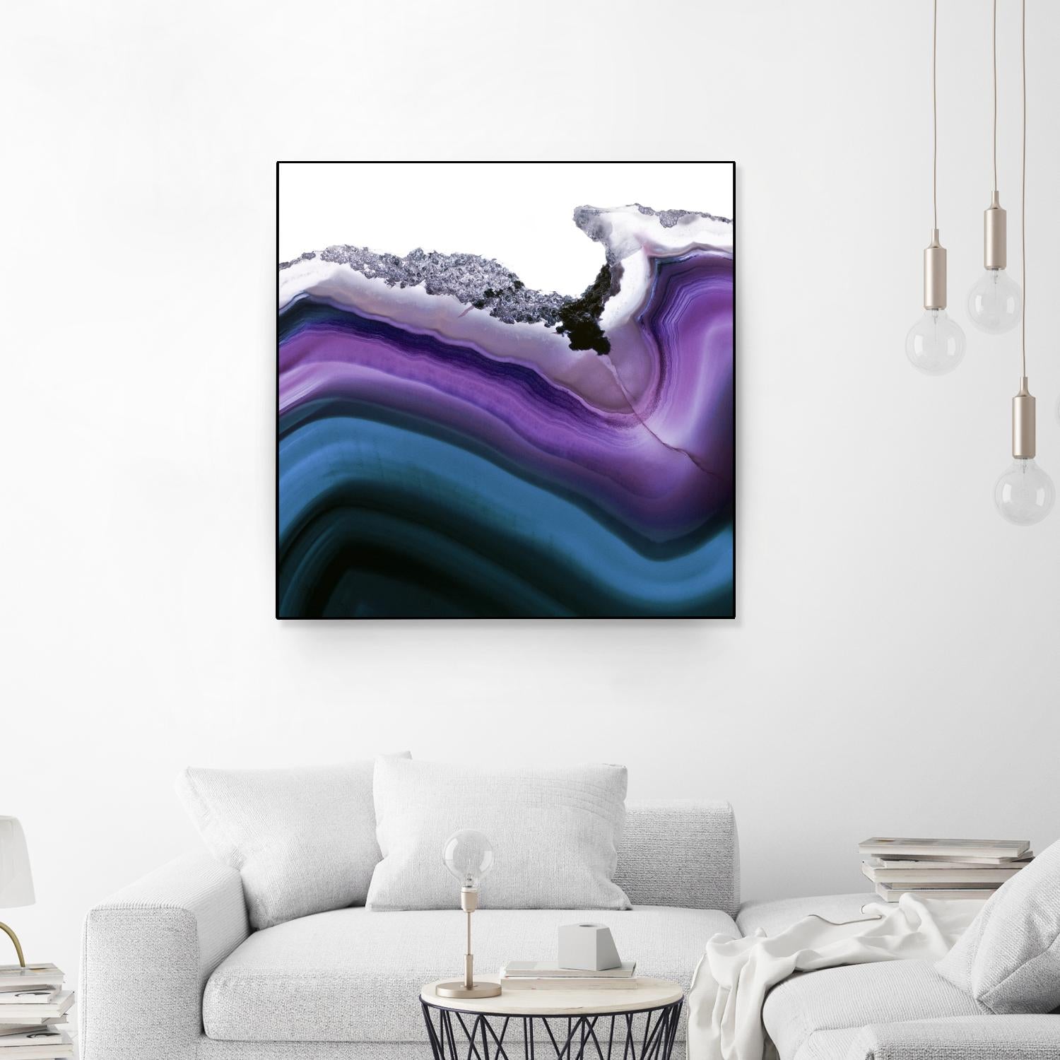 Aster Agate A by GI ArtLab on GIANT ART - blue abstract