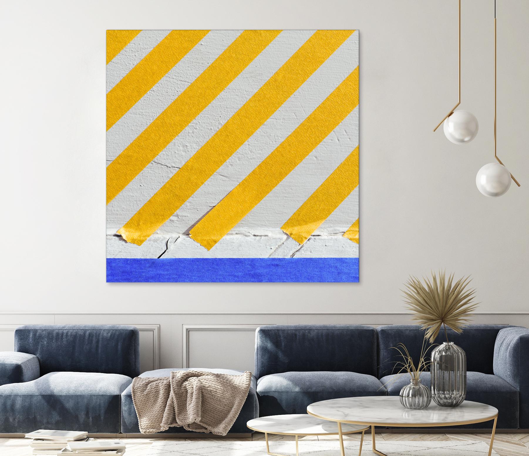 Colorwe Tape by Acer Images on GIANT ART - blue abstract
