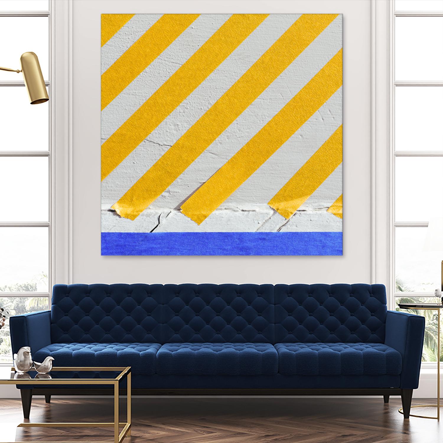 Colorwe Tape by Acer Images on GIANT ART - blue abstract