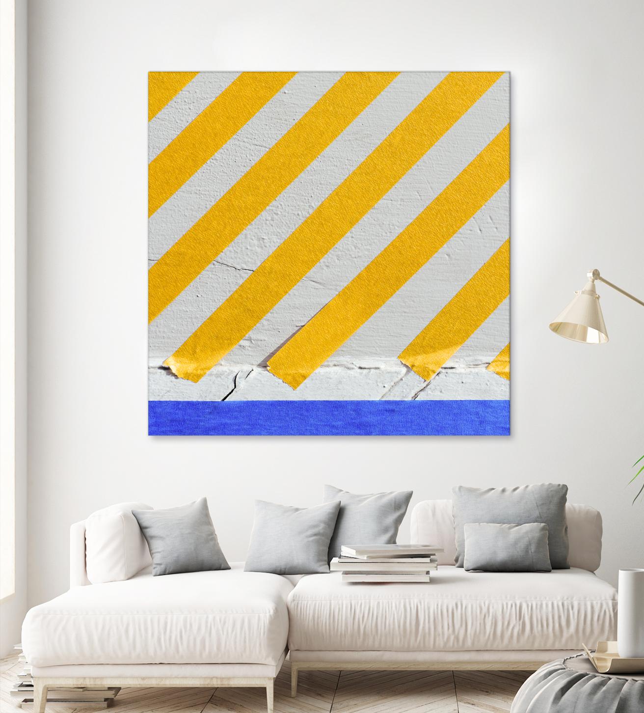 Colorwe Tape by Acer Images on GIANT ART - blue abstract