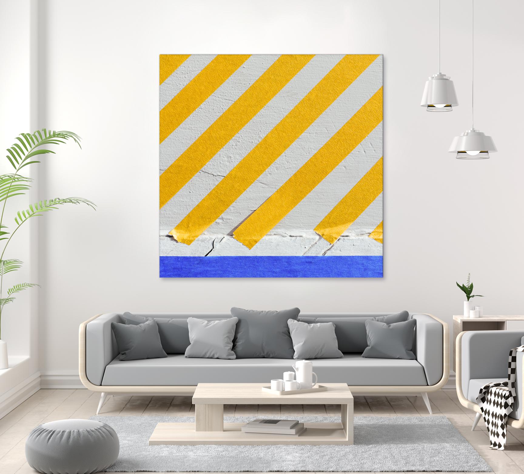 Colorwe Tape by Acer Images on GIANT ART - blue abstract
