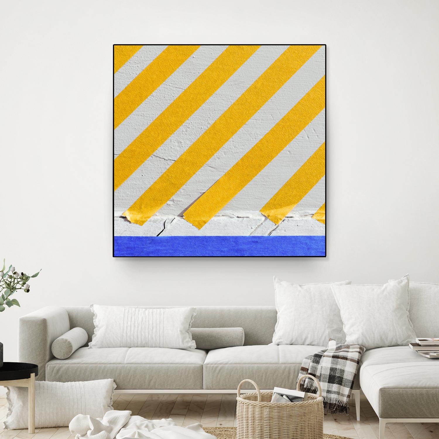Colorwe Tape by Acer Images on GIANT ART - blue abstract