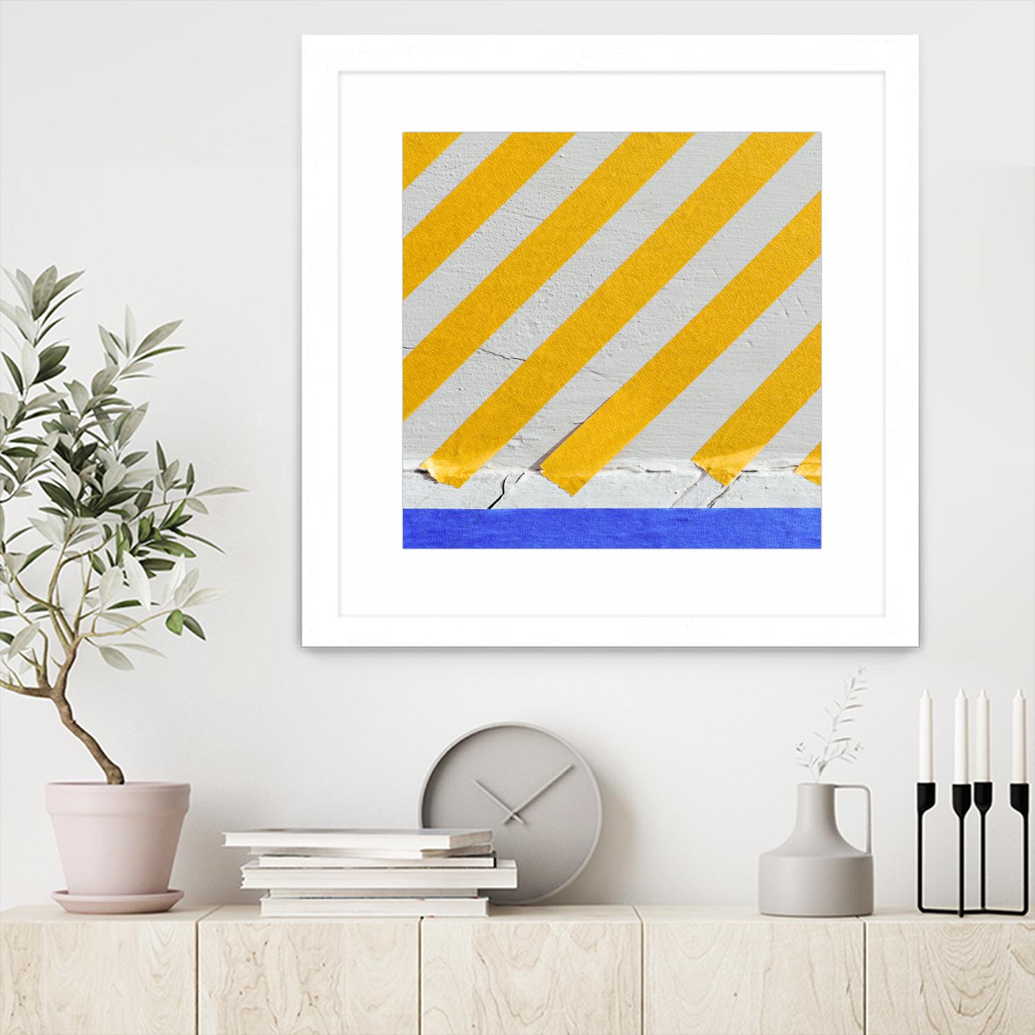 Colorwe Tape by Acer Images on GIANT ART - blue abstract