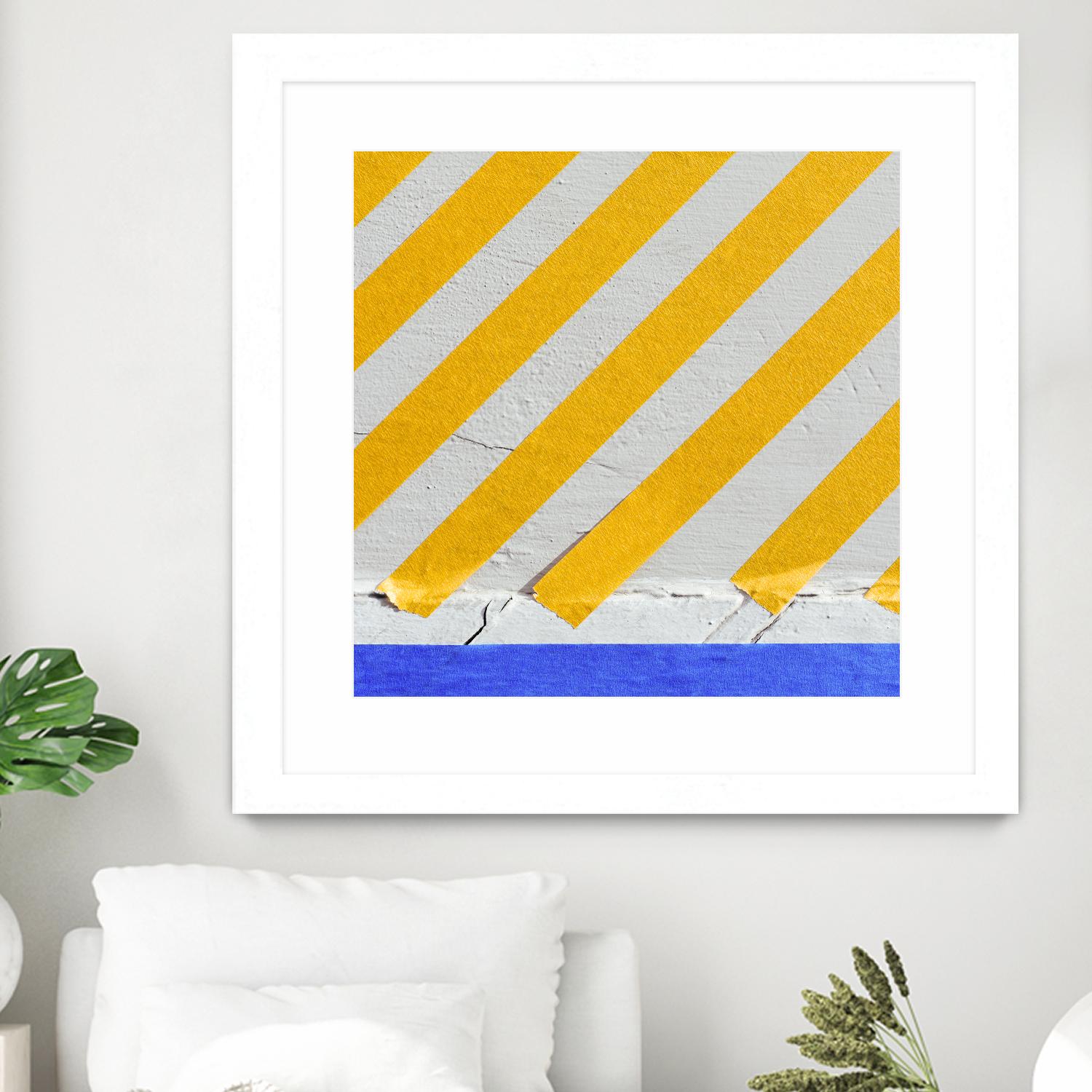 Colorwe Tape by Acer Images on GIANT ART - blue abstract