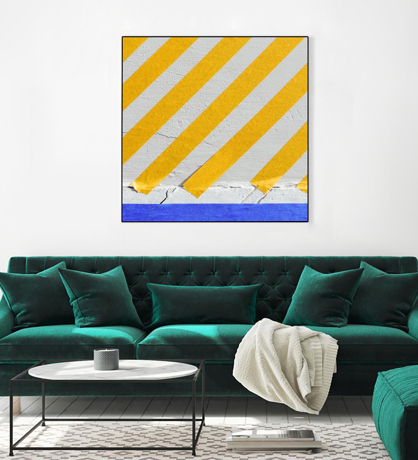 Colorwe Tape by Acer Images on GIANT ART - blue abstract