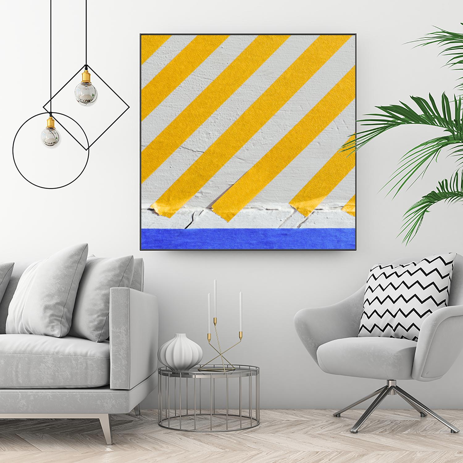 Colorwe Tape by Acer Images on GIANT ART - blue abstract