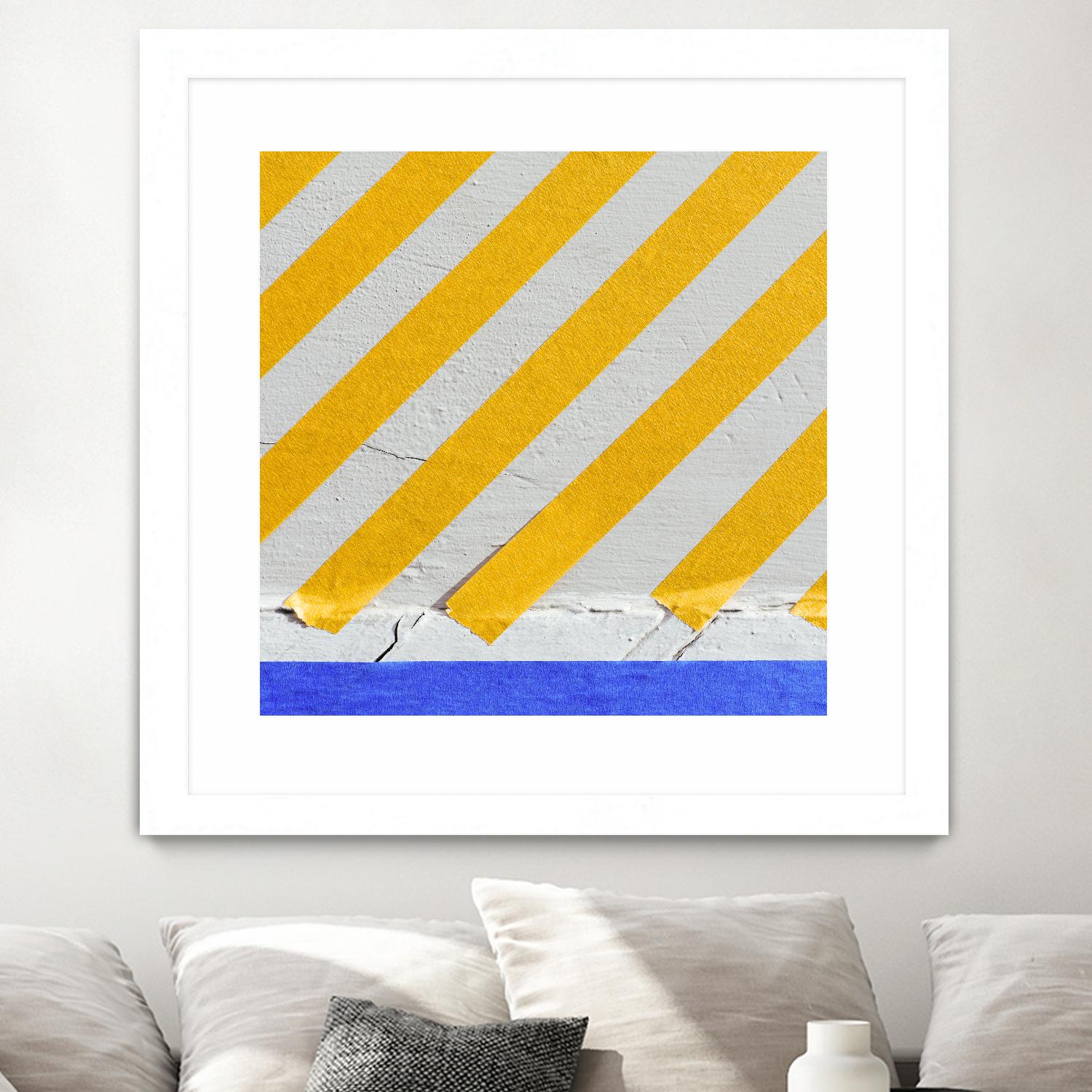 Colorwe Tape by Acer Images on GIANT ART - blue abstract