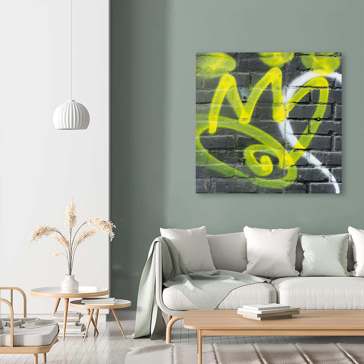 Graffiti Study 2 by Acer Images on GIANT ART - grey abstract