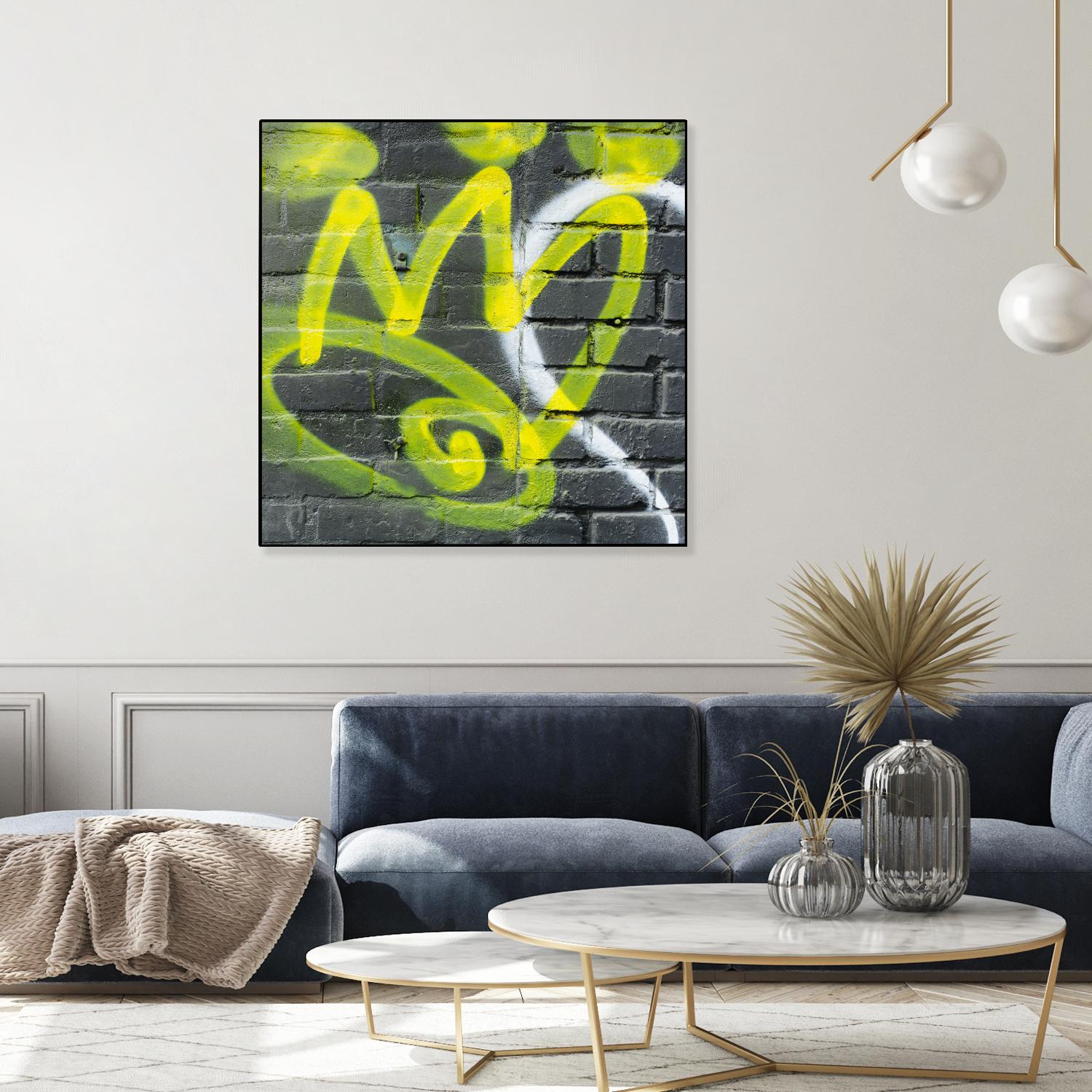 Graffiti Study 2 by Acer Images on GIANT ART - grey abstract