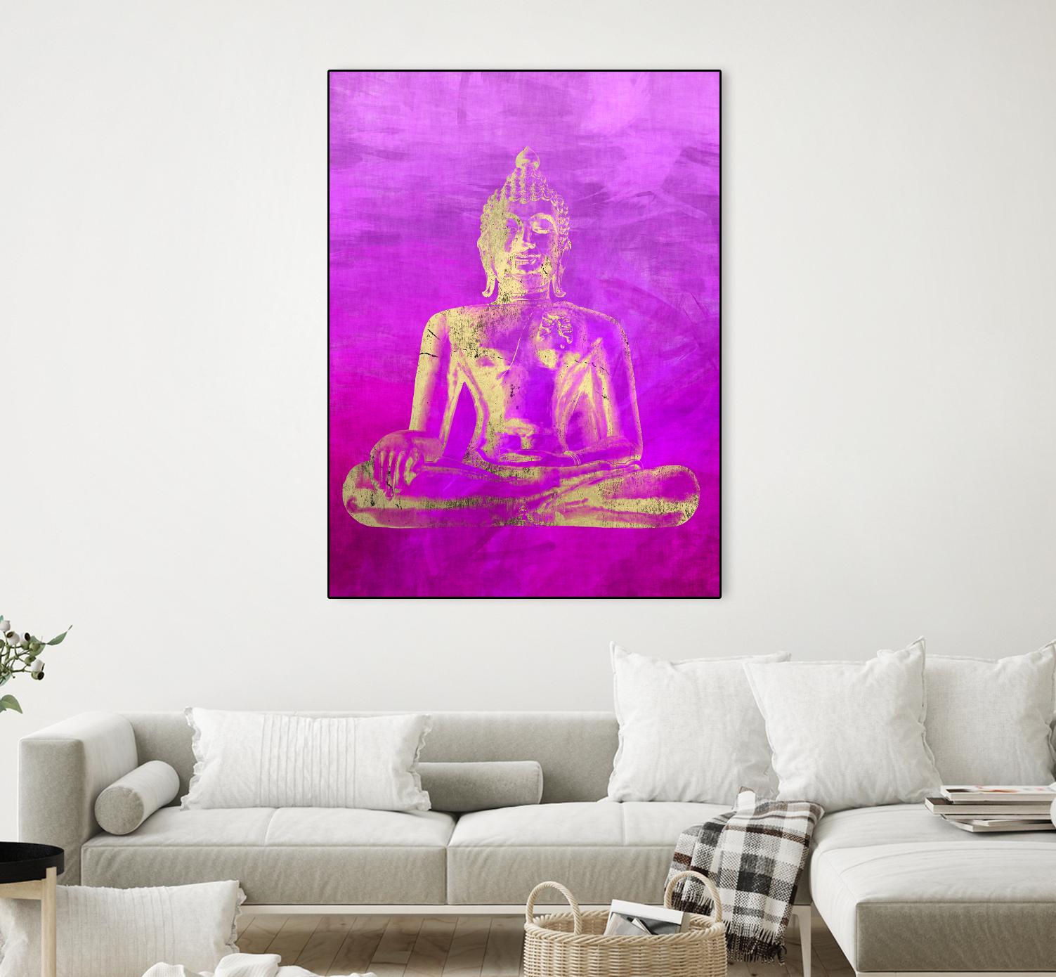 Buddha by GI ArtLab on GIANT ART - yellow oriental