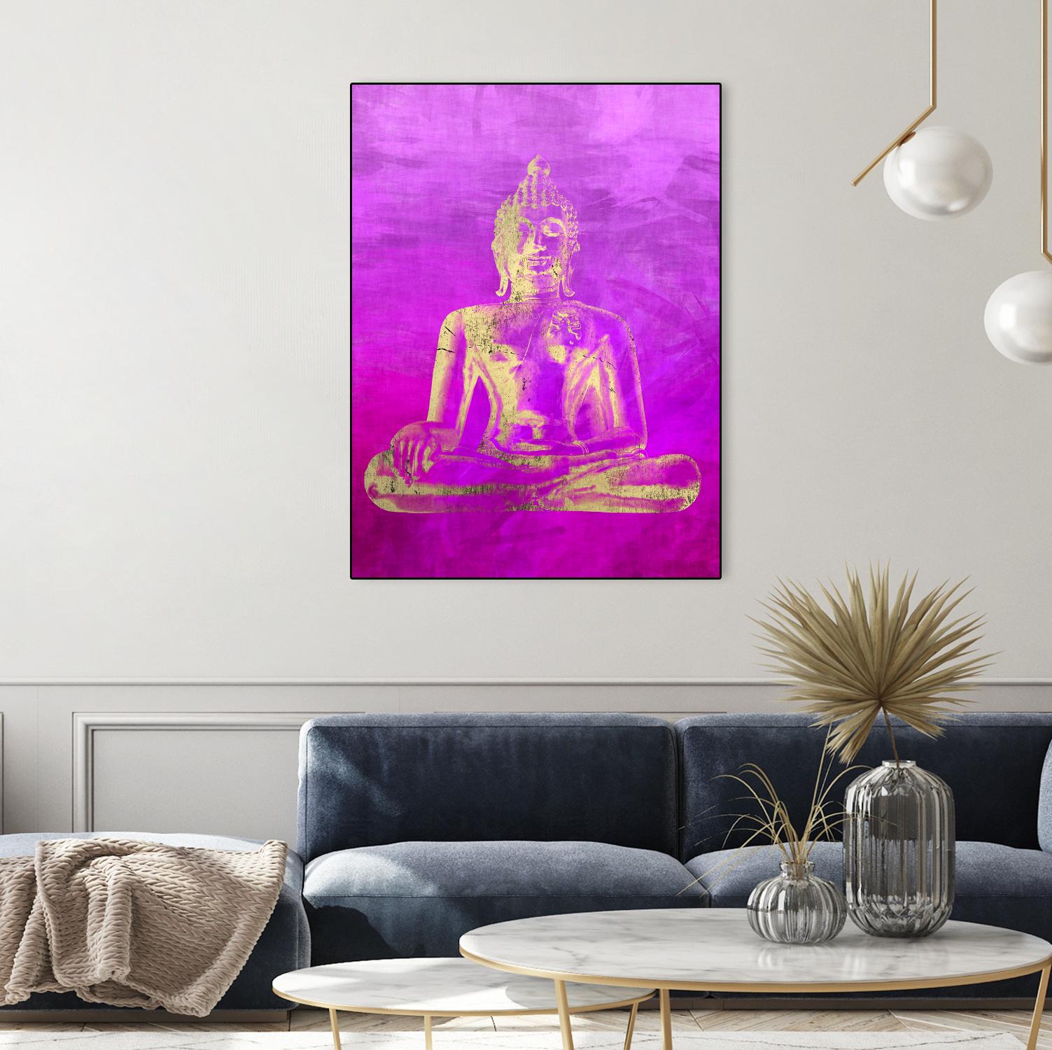 Buddha by GI ArtLab on GIANT ART - yellow oriental