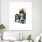 Vintage Washington DC by GI ArtLab on GIANT ART - yellow pop art - alternative