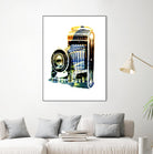 Vintage Washington DC by GI ArtLab on GIANT ART - yellow pop art - alternative